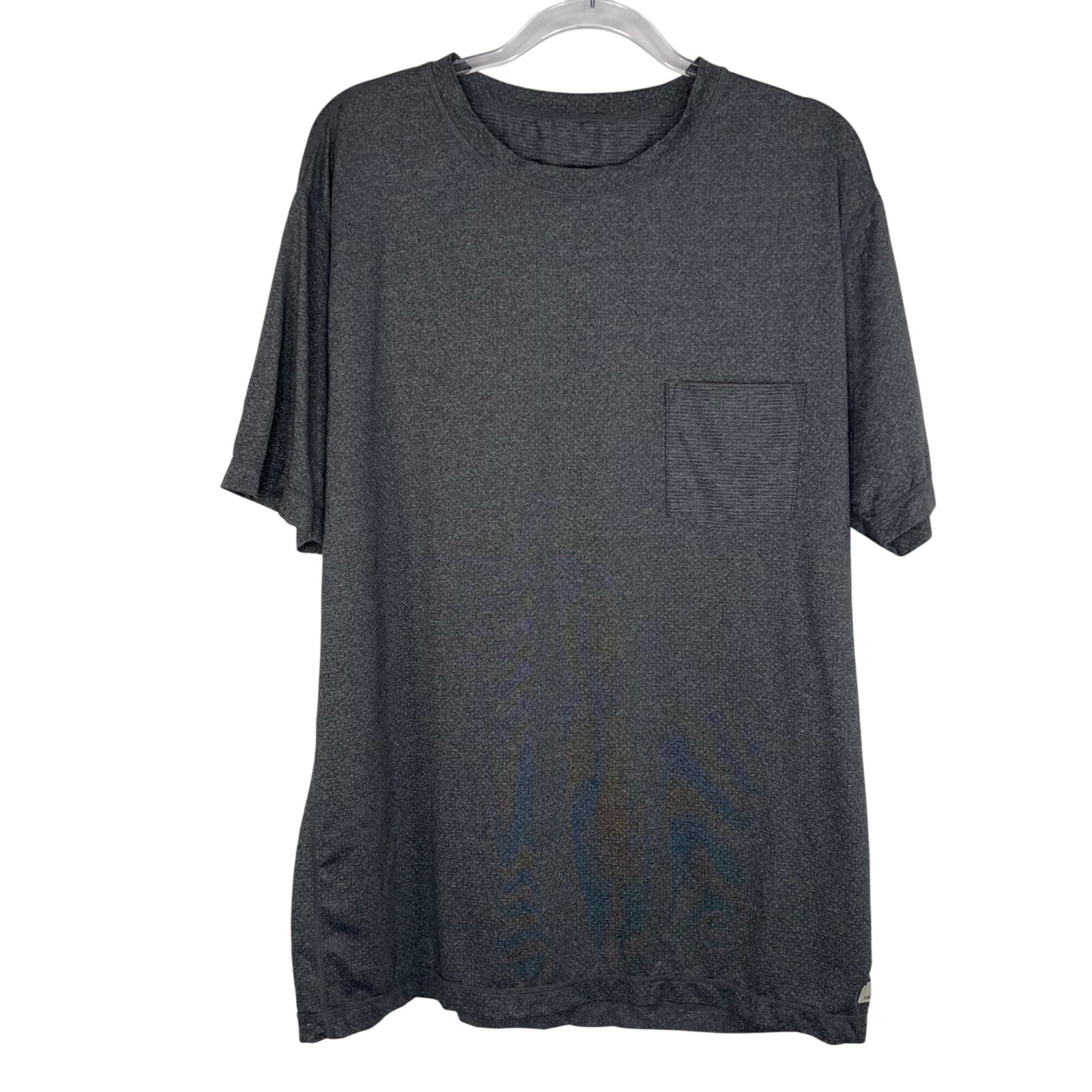 Vuori Tradewind Performance T-Shirt Heather Gray Large