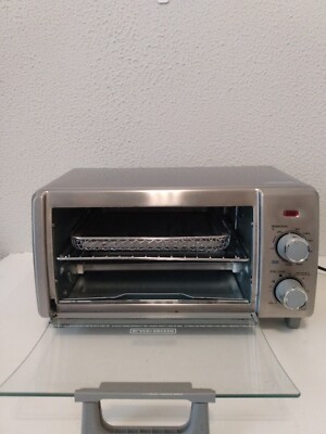 Black & Decker Empower Brands Bake Toast Timer Temp Dial Air Fry Toaster Oven