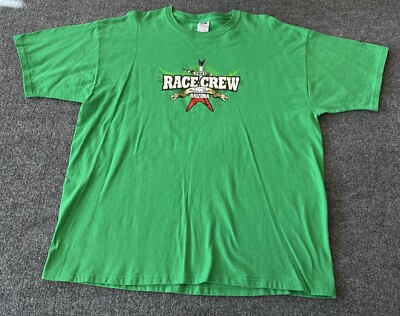 Rock N Roll Marathon Race Crew T Shirt Green 2011 Phoenix AZ Mens 2XL