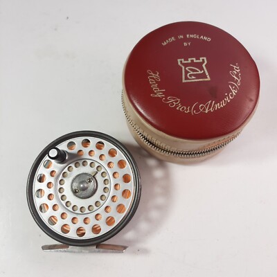 Hardy The LRH Lightweight Fly Fishing Reel w WF5F Line, case & Box