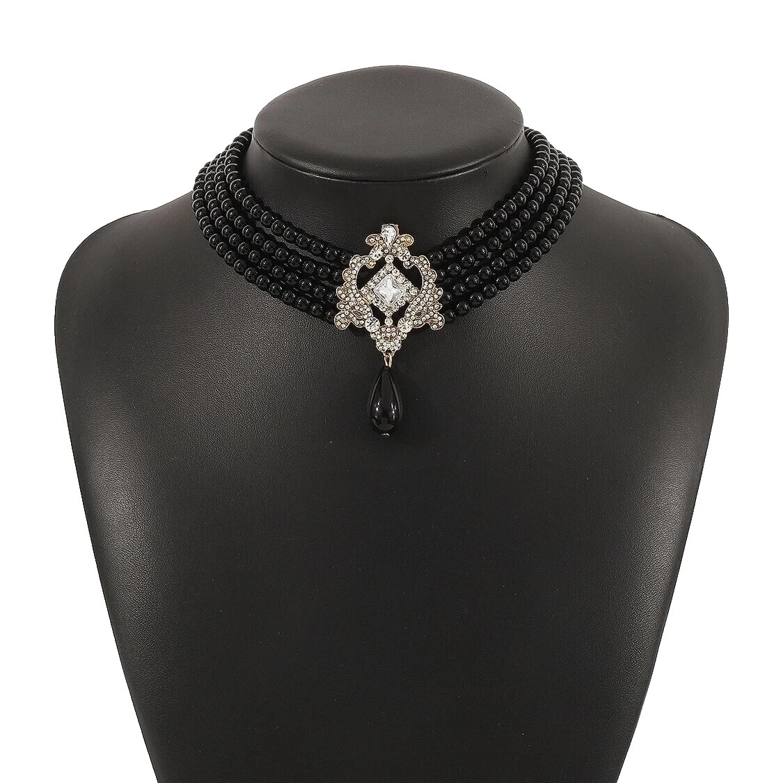 Joyería de Moda de plástico de cobre de perla