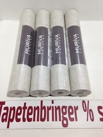 Vliestapete Marburg 4X 137304 (4Rollen) Uni Putzmuster Grau Glanz Restposten