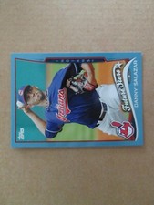 2014  Topps   Danny Salazar  #530  Cleveland Indians   (WM Blue)