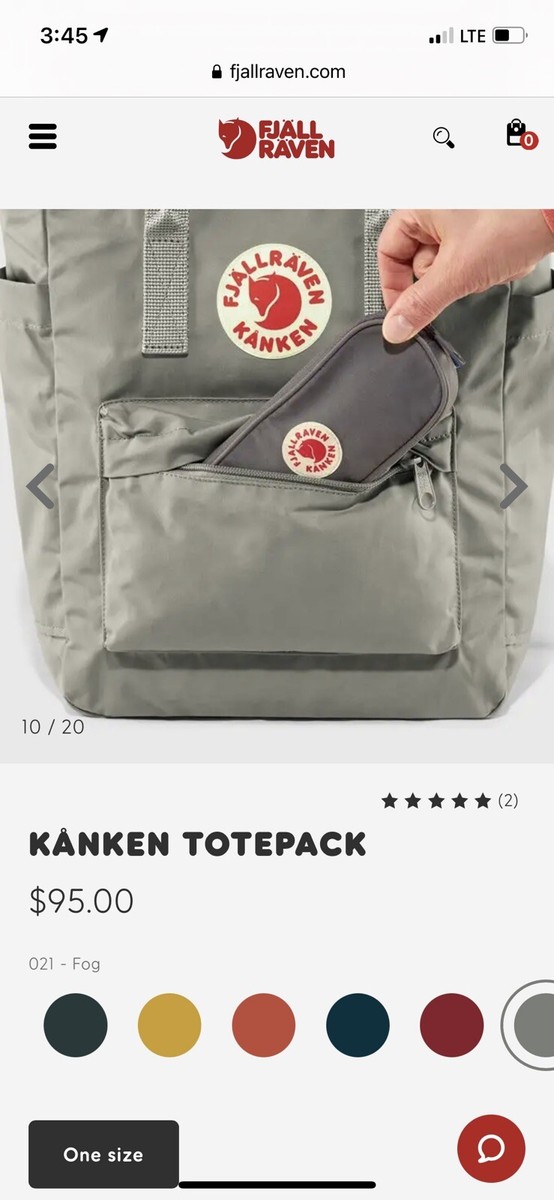 Kanken 8L Mini Totepack - Fog Preowned Good Condition | eBay