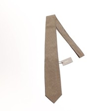 Tom Ford NWT Neck Tie in Beige/Black 100 Silk Made in Italy
