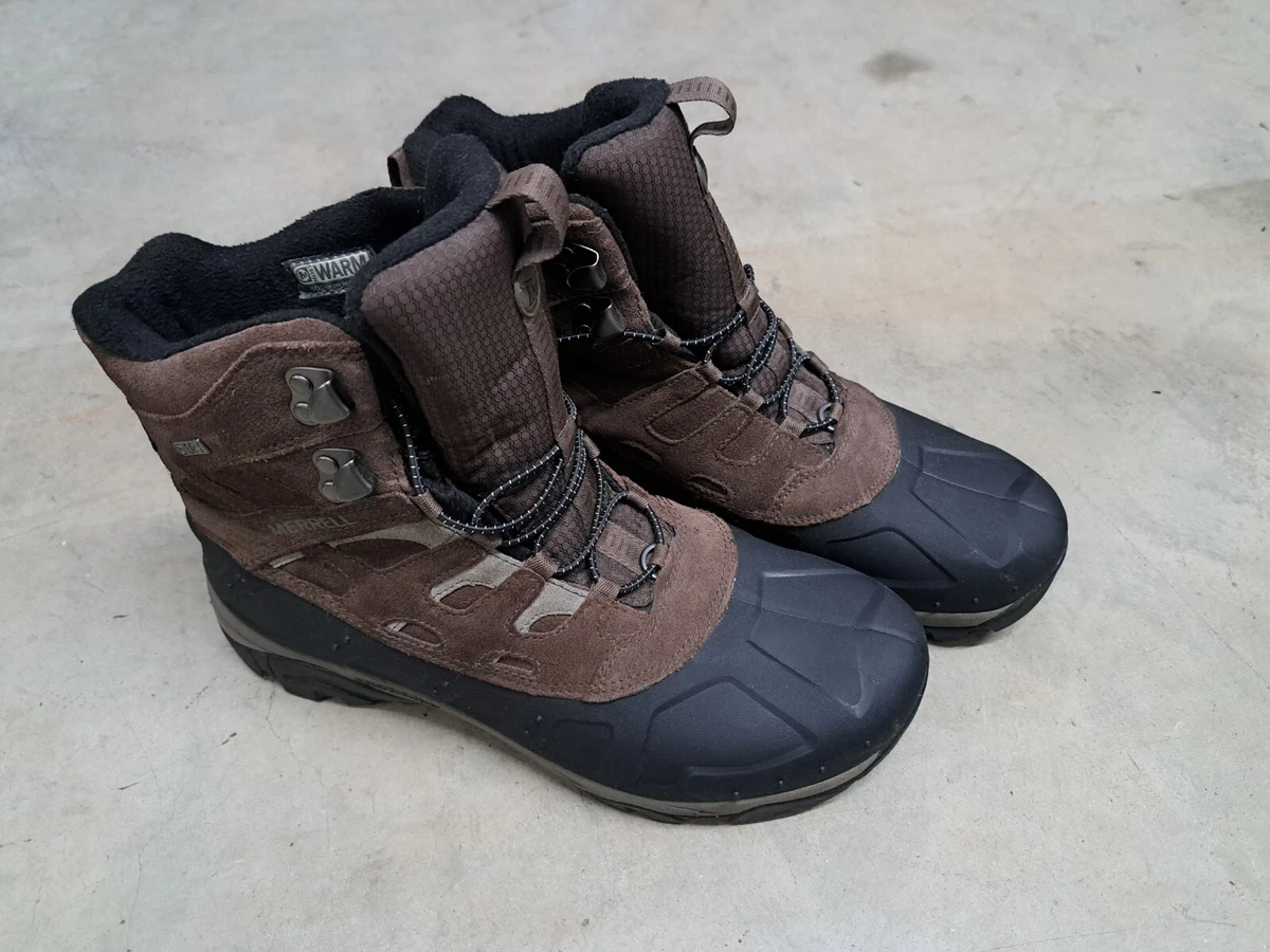 MERRELL Moab Polar Espresso Brown Men s Sz 10 Waterproof Hiking