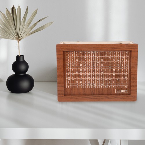 Piggy Bank Coin Counter Money Tin Change Container Countdown eBay