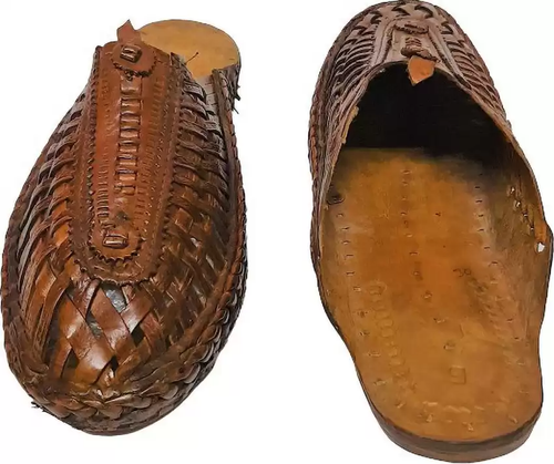 Mens Kolhapuri Leather chappal Jesus Hippie Sandal HT20 ethnic Shoe US size 7-12 | eBay