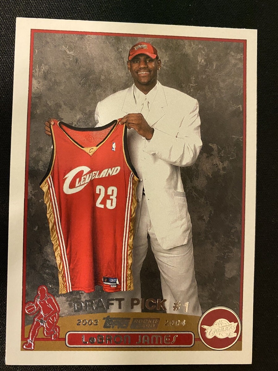 NBA TOPPS Chrome 04 Draft Pick #1 レブロン LeBron James 2003-2004 Topps Draft Pick #1 Rookie Card #221