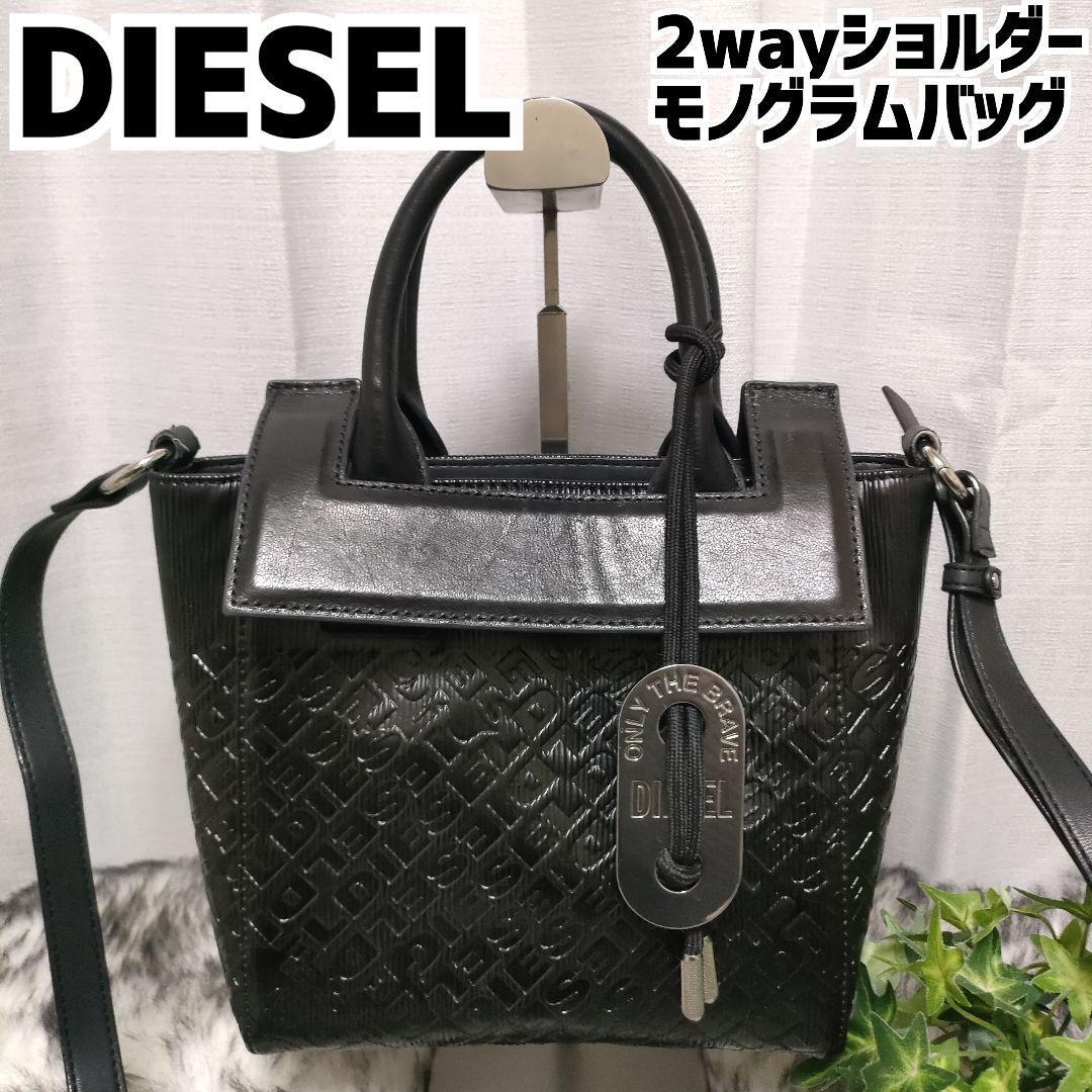 Diesel Women 2021 Recent Model Shoulder Bag Uni Black 2Way Diesel Women 2021 Recent Model Shoulder Bag Uni Black 2Way