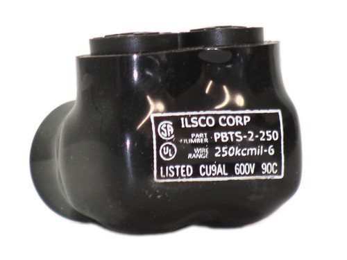 Ilsco PBTS-2-250 Nimbus Insulated Multi-Tap Connector 2 Ports Single Sided Entry