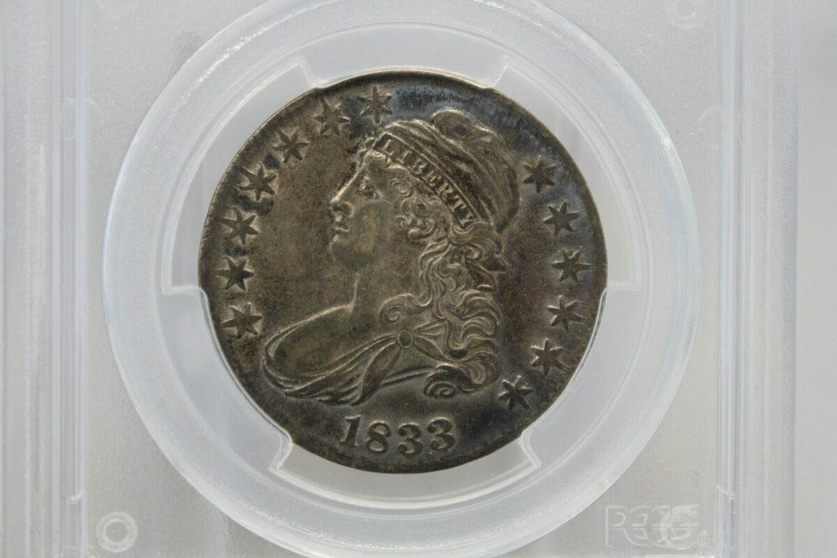 1833 Capped Bust Half Dollar 50C PCGS AU 53 #9942 | eBay 1833 Capped Bust Half Dollar 50C PCGS AU 53 #9942 | eBay