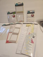 Lot of Heidi Swapp Embellishments Banners Trimmings 5 New 3 Pre-owned