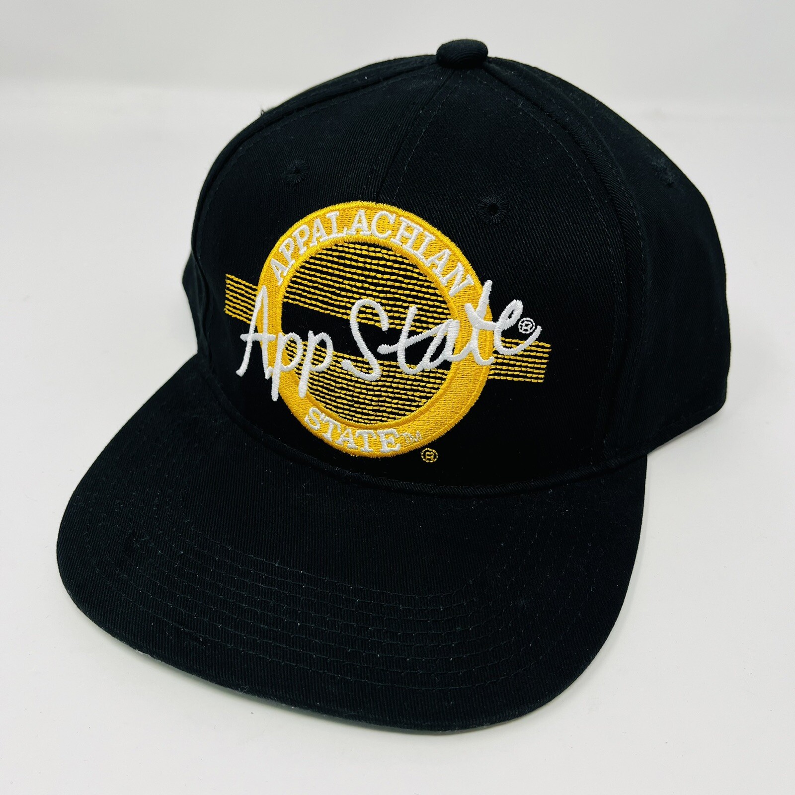 NCAA Appalachian State University Mountaineers App Black Snapback Mens Hat Cap