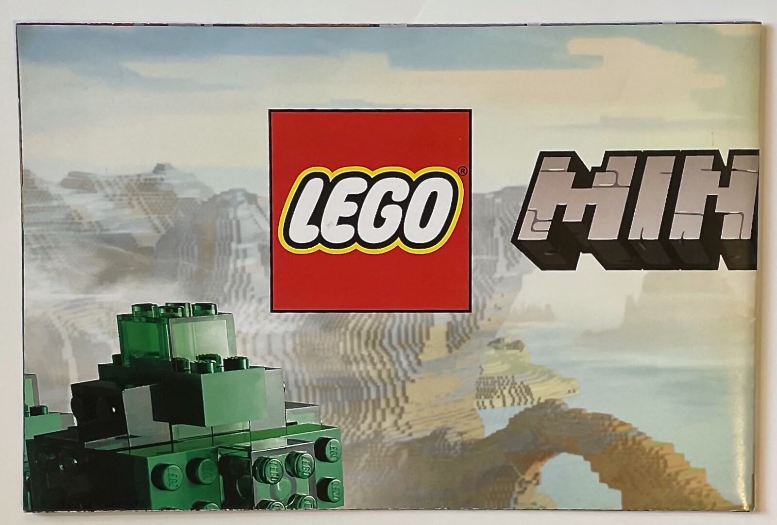 LEGO MINECRAFT 21116 Crafting Box 100 Complete Instructions Poster