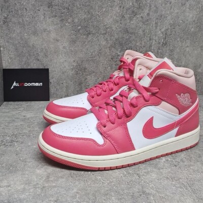 【激レア】NIKE AIR JORDAN 1 MID│ストロベリーピンク ナイキ Size 6 - Air Jordan 1 Mid Strawberries and Cream W for sale