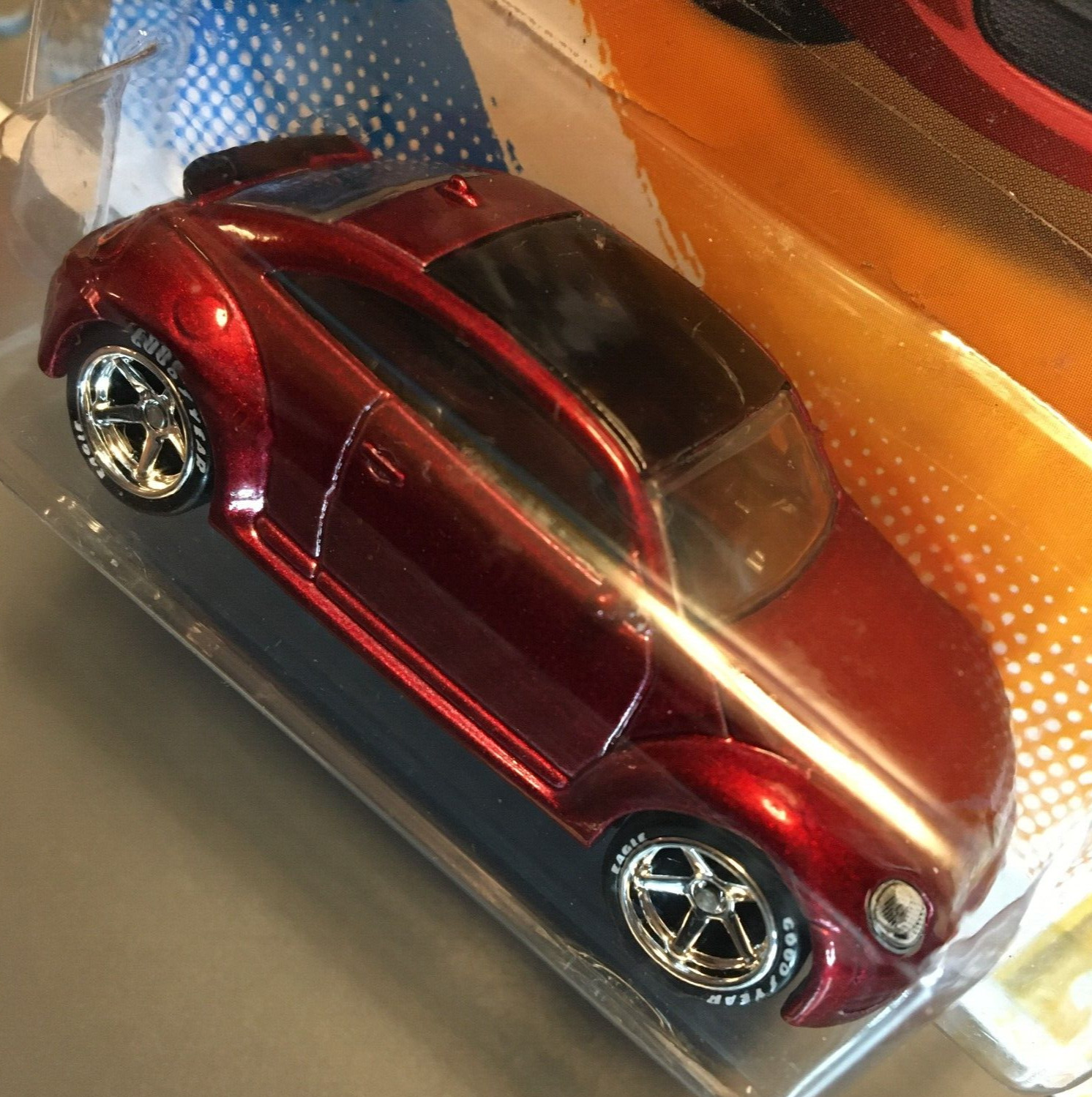Hot Wheels 2012 New Models Volkswagen Beetle Red Super CUSTOM  Wheel Swap