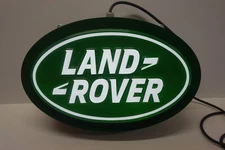 LAND ROVER ILLUMINATED Dealer Counter Sign 12 1/2" BY 20". FANTASTIC PIECE!
