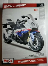New Maisto Motorcycle BMW S1000 RR Assembly Line Building Metal Model Kit 1:12