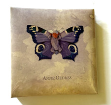Vintage ANNE GEDDES BABY PHOTO ALBUM Purple Butterfly Holds 200 Photos Unisex