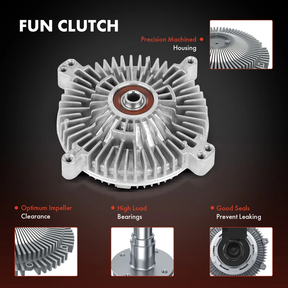Embrague ventilador radiador para Mercedes-Benz C140 R129 W140 C215 400SE S420 CL500 SL500 Foto 3 de 4