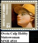 Oveta Culp Hobby MNH High Denomination Stamp Scott's 4510