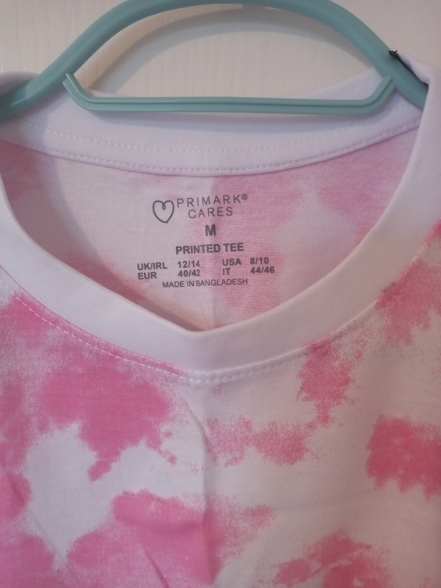 tie dye t shirts primark