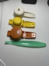VTG Tupperware Lot Set Funnel 877-Sifter 879- Egg Separator 799-& Lettuce Corer