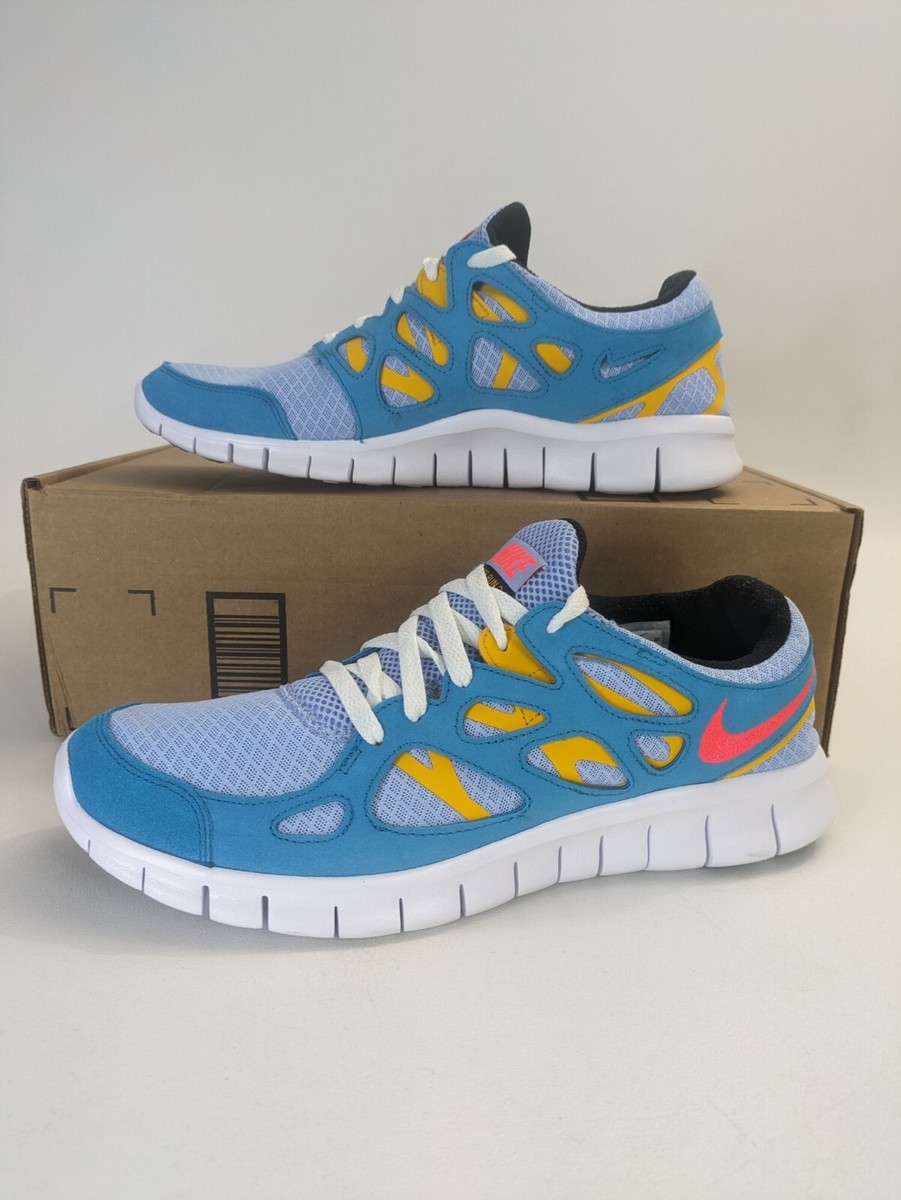 Nike Men's Free Run Cyber Teal Aluminum 13 US Excellect Condition