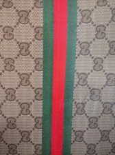 1 yard pre owned used fabric print spandex 4 way stretch