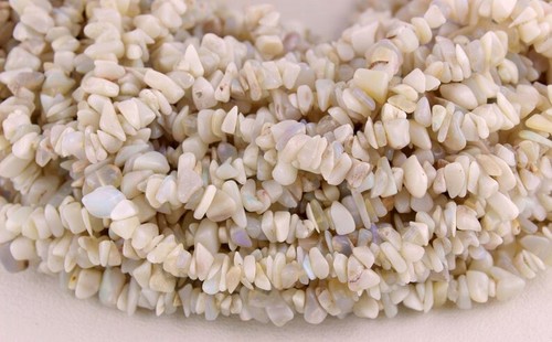 16 inche Natural Australian Opal Uncut Chips Bead 4-7 MM Making Gemstone Jewelry - Picture 6 of 7