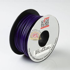 PRIMARY WIRE 16 GAUGE AWG PURPLE 100Ft STRANDED COPPER POWER REMOTE CAR 12 VOLT