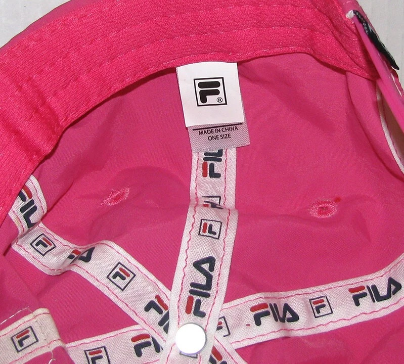 Sombrero Fila Sport Talla Única Adulto Ajustable Nylon Rosa Neón Foto 3 de 3