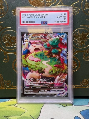 2020 Pokemon - Snorlax Vmax Full Art PSA10