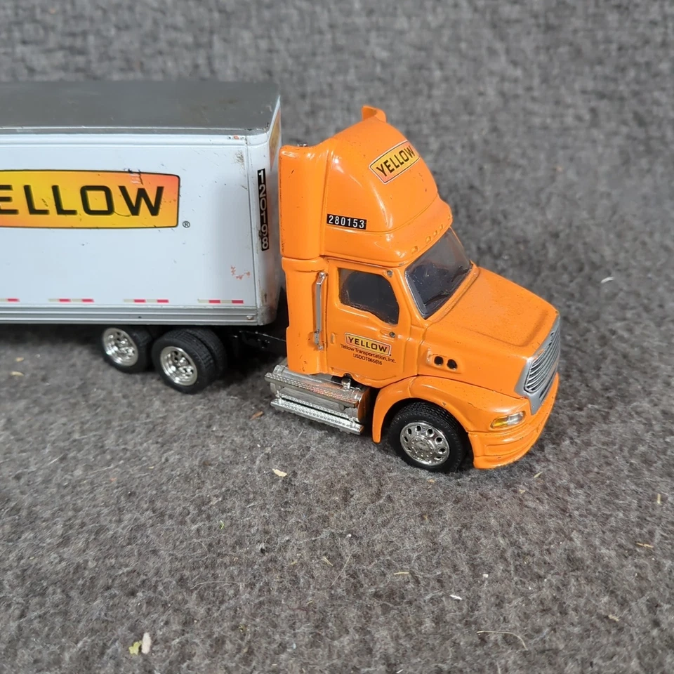 Tonkin Replicas 1/53 Scale Yellow Freight Trailer Semi Truck Die Cast - Image 2 of 4