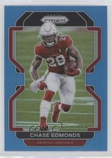 2021 Panini Prizm Light Blue Prizm Chase Edmonds #77 0b3