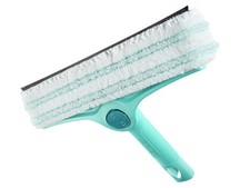 Leifheit Fensterwischer 3in1 türkis, 33 cm, Fensterreiniger, Abzieher,Einwischer