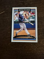 2006 Topps Rickie Weeks Milwaukee Brewers Team Set Break