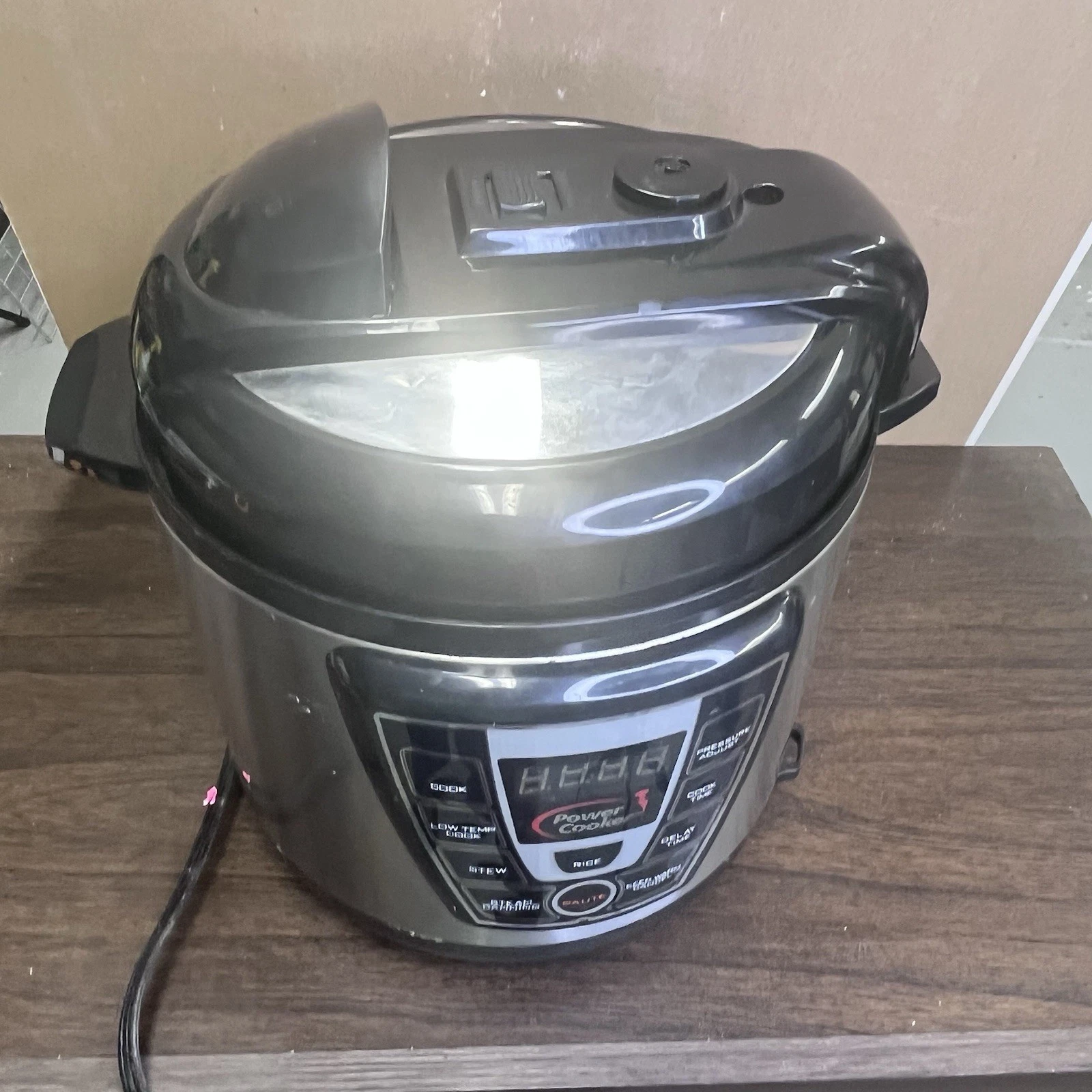 Power Pressure Cooker XL 6 Quart PC-TR16 Silver Stainless Steel tested