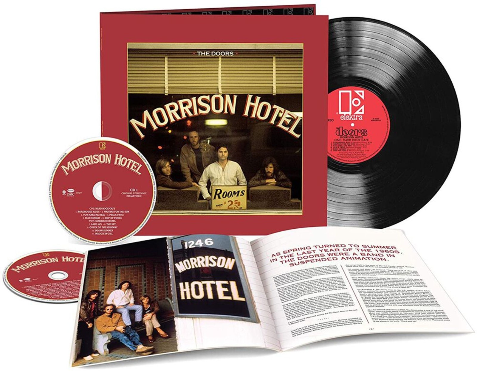 12"" LP The Doors Morrison Hotel 50th Anniv. 180g Limited Numbered Deluxe - PN20