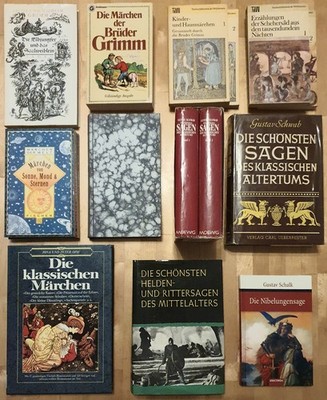 Klassische Märchen Sammlung 29 Bücher Heldensagen Grimm Orient Nibelungen
