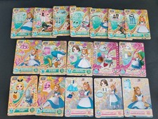 Disney Magic Castle Shiny Star Alice in Wonderland Card Lot Bandai Japan eb354