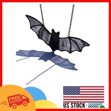 Beautiful Irregular Bat Suncatcher - Multicolor Glass for Halloween Styling