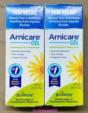 Boiron Arnicare Gel for Pain Relief - EXP 11/26 - 2.6 oz. each - 2 SEALED BOXES