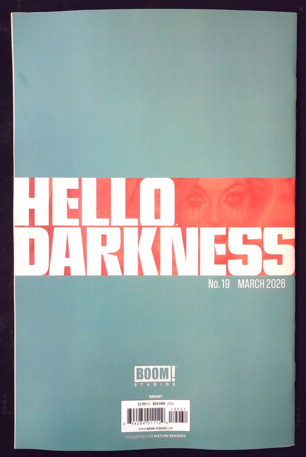 HELLO DARKNESS (2024) #19 - Variant - New Bagged