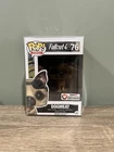 Funko Pop Fallout 4 Dogmeat #76 Gamestop Rewards Exclusive Flocked + Protector