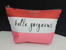 Clinique x Kate Spade "Hello, Gorgeous." Cosmetic Pouch NEW