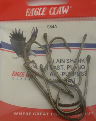Eagle Claw 84A #5/0 8St Offset Bronze Haken