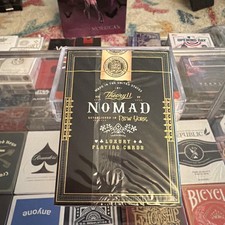 Theory11 Nomad Luxury Playing Cards Sealed Black Gold Foil Made in USA NoMad NYC