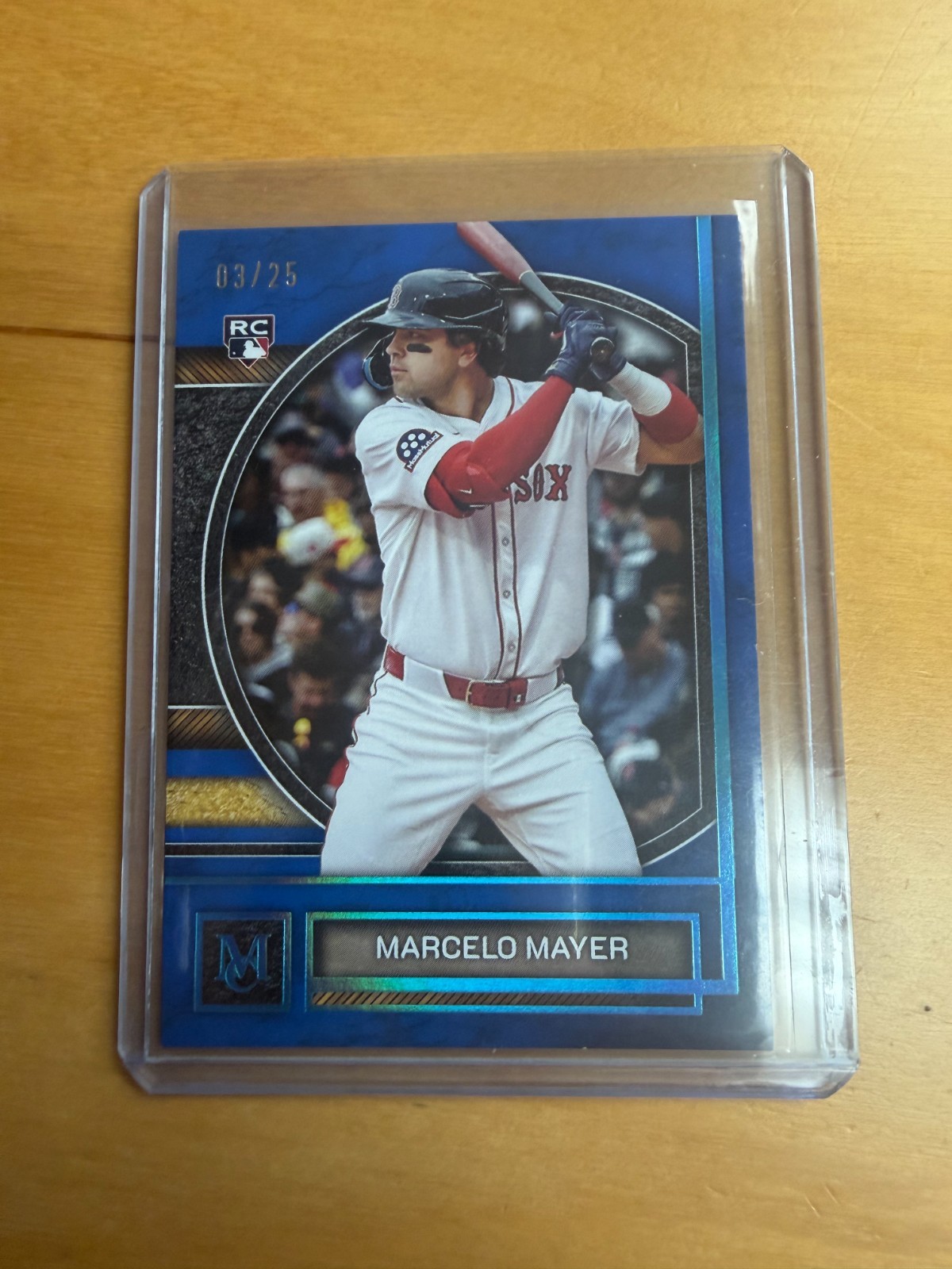 2025 Topps Museum Collection Marcelo Mayer Rookie Blue Topaz /25